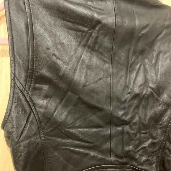 IRO Harri Leather Moto Vest size 36 - Picture 5 of 8